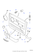 13H2494 - Land Rover Nut-lokut