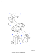 FJA3045AB - Jaguar Door hinge