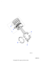 AJ81295 - Jaguar Piston