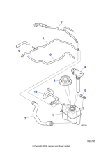 XR88095 - Jaguar Return hose