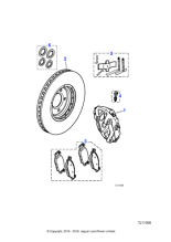 MXD1513CA - Jaguar Brake caliper