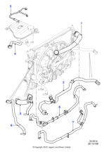 C2Z4537 - Jaguar Oil cooler hose