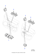 T4A12370 - Jaguar Driver's door switchpack