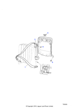 MRC5798 - Land Rover Guide-front seat belt webbing