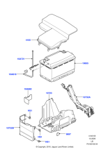 LR024378 - Land Rover Support - Battery Tray