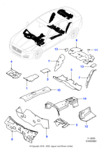 T4N35023 - Jaguar Insulation pad