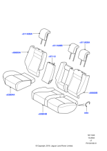 HMA501640SMS - Land Rover Cover - Seat Back