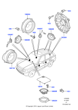 EYP000020 - Land Rover Screw-torx-pan