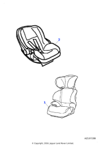 C2C25677 - Jaguar Child seat