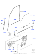 CGE000902 - Land Rover Weatherstrip - Door Belt