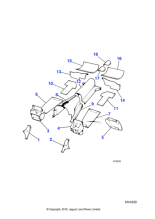 BEC4532 - Jaguar Toeboard insulation