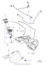 C2Z18121 - Jaguar Fuel pump