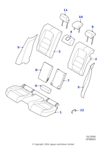 T2H34743QTQ - Jaguar Headrest