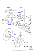 SOE000011 - Land Rover Wire - Brake Pad Wear Warning