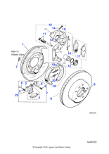 JLM12426 - Jaguar Brake caliper
