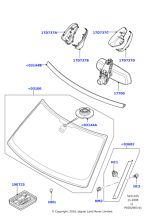 LR039064 - Land Rover Glass - Windscreen