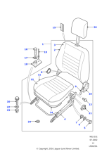 MWC4536 - Land Rover Bracket-front seat slide frame