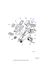 BAC1537LZ - Jaguar Ashtray