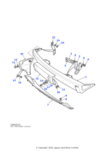 AWR2988PMD - Land Rover End cap-front bumper