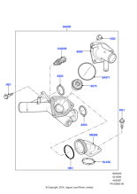 PCP500050 - Land Rover Thermostat