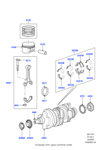 LR006264 - Land Rover Kit - Piston Ring