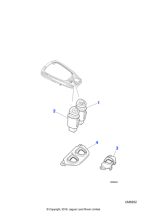 XR82784 - Jaguar Sports mode switch