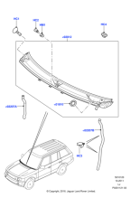 LR019738 - Land Rover Tube - Water Drain