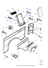 390515 - Land Rover Vent-air extractor