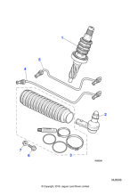 JLM11688 - Jaguar Bellows and clip kit