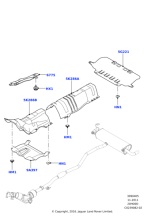 LR025248 - Land Rover Heat Shield
