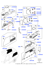 LR038699 - Land Rover Lever - Load Compartment Gap Hider