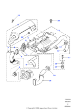WAP000080 - Land Rover Pipe-exhaust gas recirculation