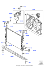 LR000939 - Land Rover Support - Radiator