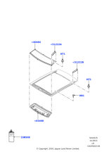 LR055428 - Land Rover Weatherstrip