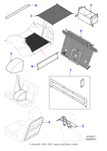 Genuine Jaguar Luggage Partition - Full Height (T2H31273)