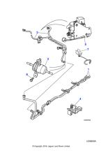 XR822812 - Jaguar Fuel feed pipe