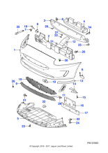 C2P21086 - Jaguar Grille mesh