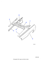 BAC8274 - Jaguar Tonneau panel