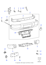 DPE000030 - Land Rover Armature assembly-front bumper