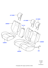 HLH500850SBB - Land Rover Head Rest