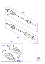 LR071933 - Land Rover Shaft - Drive