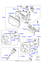 XZQ000060 - Land Rover Bulb - Headlamp Pilot