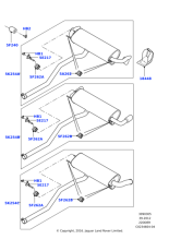 LR093657 - Land Rover Muffler - Front And Rear