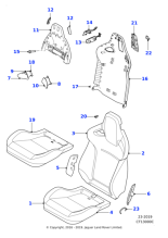 T2R16962QEX - Jaguar Squab cover