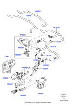 JHB501090 - Land Rover Hose - Heater Water