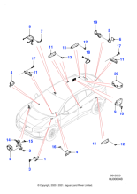 T4N17377 - Jaguar Intrusion sensor
