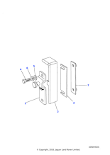 MUC2959 - Land Rover Striker-Door Lock