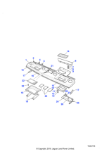390573 - Land Rover LH STG. ANTI SKID MAT