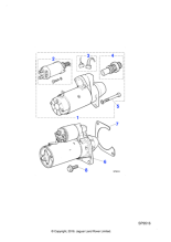 RTC1324 - Jaguar Starter motor drive