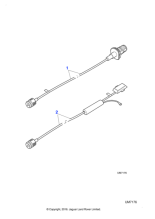 XR81254 - Jaguar Aerial coax cable